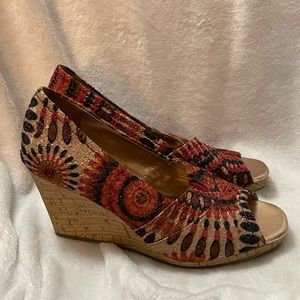 Womens wedge heel dress shoes size 9